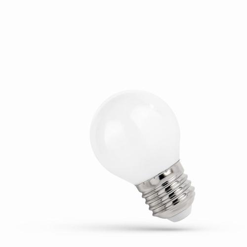 żarówka LED E27 4W WW 400lm 3000K szklana biały WOJ+14074