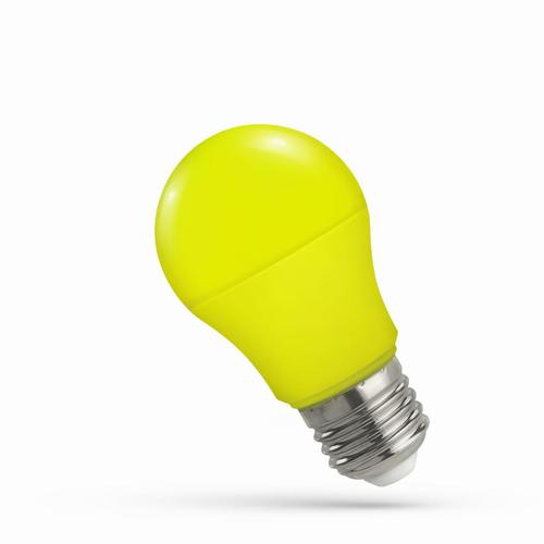 żarówka LED E27 5W YELLOW GLS A55 kula żółta