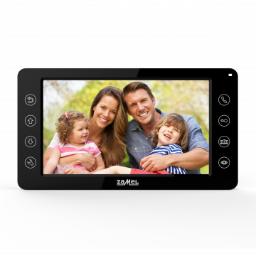 wideomonitor 7" LCD z dotykowymi przyciskami czarny TYP: VP-819B