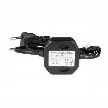 zasilacz do wideomonitorow serii VP-8XX VP-PWRW; 240VAC/15VDC