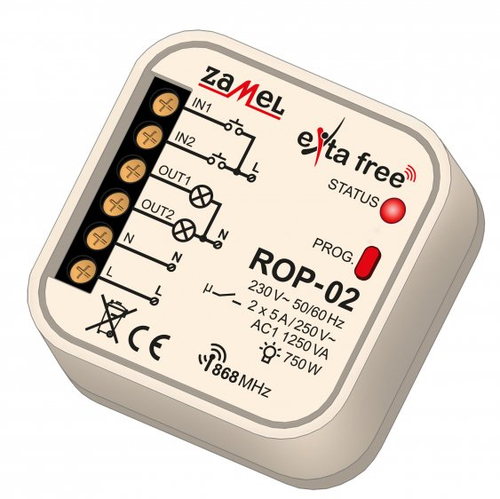 odbiornik radiowy 2-kan.ROP-02