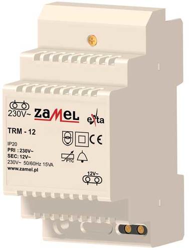 transformator TRM-12 230V/12V szyna TH35
