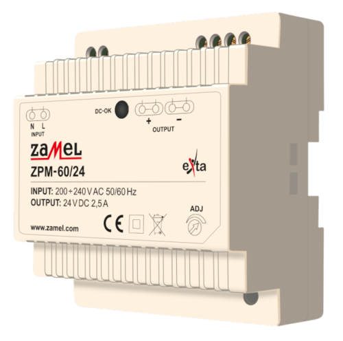 zasilacz impulsowy ZPM-60/24
