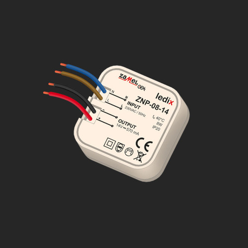 zasilacz LED ZNP-08-14 dopuszkowy LDX10000029 do LEDIX