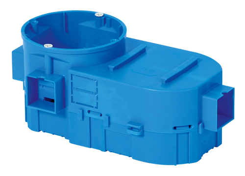 puszka podtynkowa SE2x60 2-krotna łączeniowa 2x60mm głęboka do elektroniki niebieski