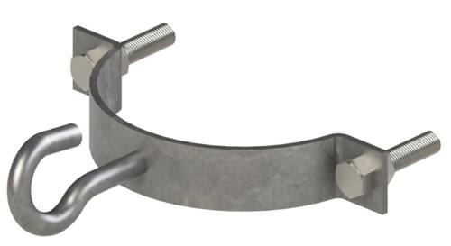 uchwyt słupa wirowego z hakiem M16 fi 173