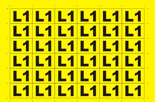 oznacznik E047 (20x30) 'L1'