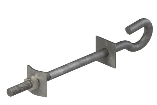 śruba hakowa M16-250 ocynk ogniowy