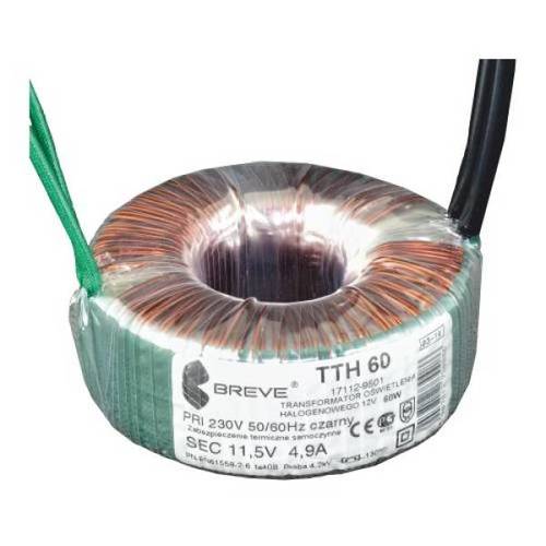 transformator toroidalny TTH 60W 17112-9501 230/11.5V