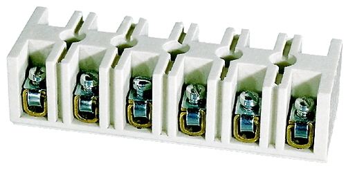 listwa zaciskowa gwintowa termoutwardzalna LTE6-10.0 10mm2/6-torowa biały 