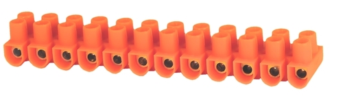 listwa zaciskowa gwintowa termoplastyczna LTF12-2.5 2,5mm2/12-torowa pomarańczowy