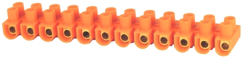 listwa zaciskowa gwintowa termoplastyczna LTF12-6.0 6mm2/12-torowa pomarańczowy