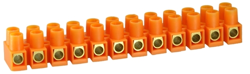 listwa zaciskowa gwintowa termoplastyczna LTF12-10.0 10mm2/12-torowa pomarańczowy