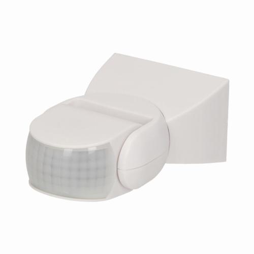 Czujnik ruchu 180st., regulacja pionowa i pozioma, IP65, 1200W, biały