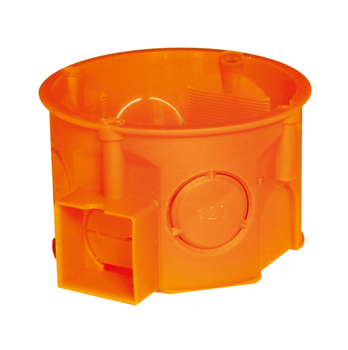 puszka podtynkowa S60KF 1-krotna łączeniowa 60mm płytka pomarańczowy