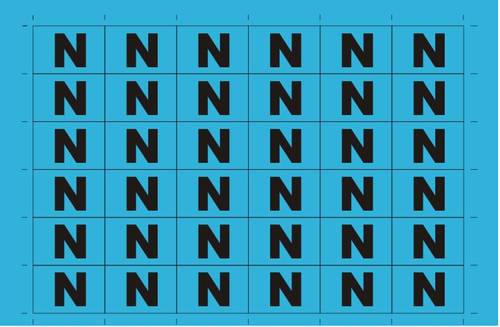 oznacznik E045 (20x30) 'N'
