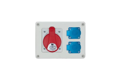 rozdzielnica R-BOX 190, 1x32A/5p, 2x250V
