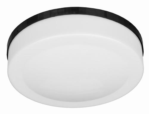 Oprawa oświetleniowa KALIPSO LED czarny pierścień, klosz mleczny b.neutralny 9W