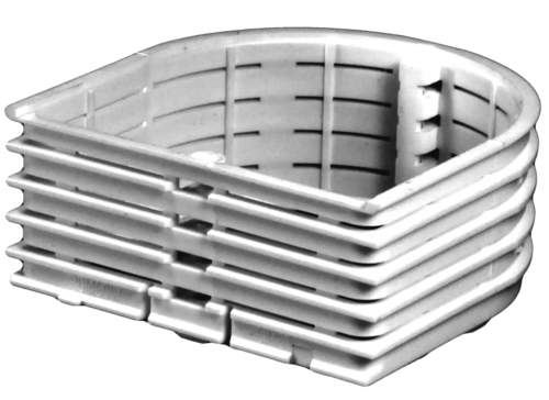 pierścień dystansowy segmentowy PDM60Z 30x71x71mm podkowa (do serii MULTIWALL i MULTIBOX) biały