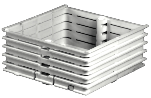 pierścień dystansowy segmentowy PDM60W 30x71x71mm kwadrat (do serii MULTIWALL i MULTIBOX) biały