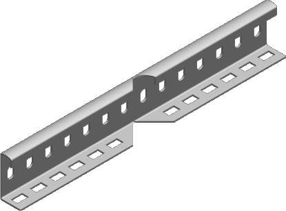 LKDC/LKDOCH60 N Łącznik kątowy drabin - grubość blachy 2,00 mm