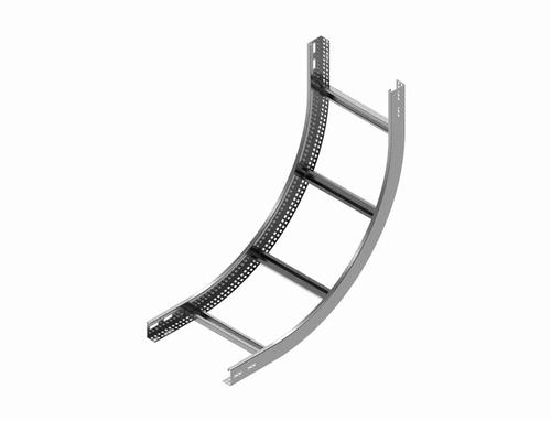 LPDWC100H60N Łuk pionowy wewnętrzny drabiny - grubość blachy 2.0 mm