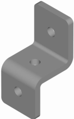 LCO3 Łącznik ceownika - grubość blachy 6,0 mm