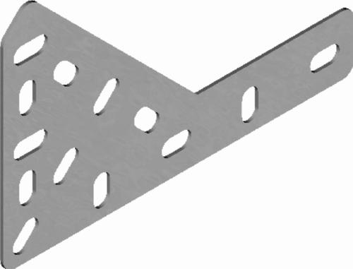 BTMD Blacha montazowa drabiny - grubość blachy 2,00 mm