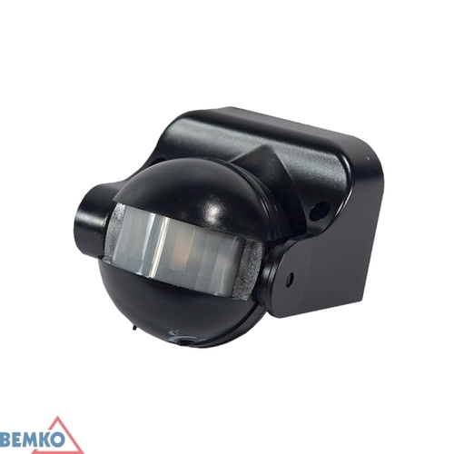 czujnik ruchu BEMKO SES09BL 180st czarny 12m IP44 180st.