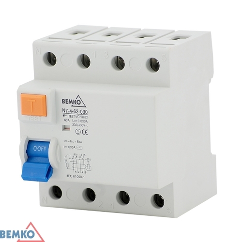 wyłącznik różnicowoprądowy 4P 25A 30mA AC A05-N7-4-25-030