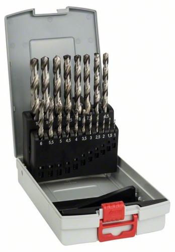zestaw wierteł do metalu HSS-G 19szt 1-10mm (2608587013)