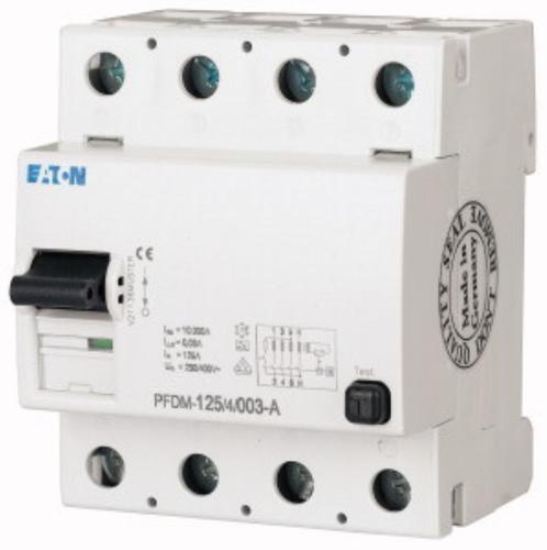 PFIM-100/4/01 Wyłącznik różnicowoprądowy 10kA,In=100A, I?N=0,1A, Typ AC, 4-bieg. seria PFIM