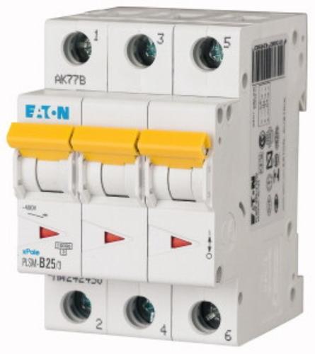PLSM-C25/3-MW Wyłącznik nadprądowy 10kA, In=25A, char. C, 3-bieg. Seria PLSM