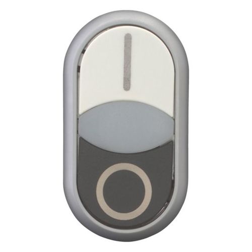 M22-DDLF-WS-X1/X0 Napęd przycisku podwójnego, podświetlane