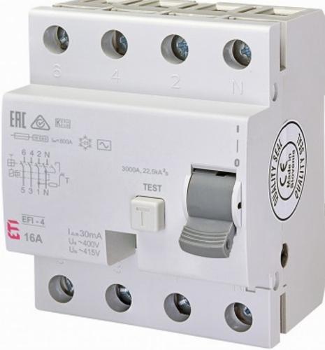 EFI-4 AC 63/0.5 Wyłącznik różnicowoprądowy