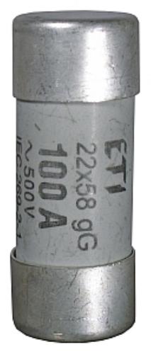 wkładka topikowa cylin.22x58 100A gG