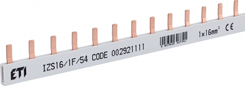 szyna izolowana IZS16/1F/54 (1m) sztyftowa 100 A