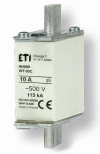 NH000/WT-00C gG 35A/500V Wkładka topikowa przemysłowa zwłoczna