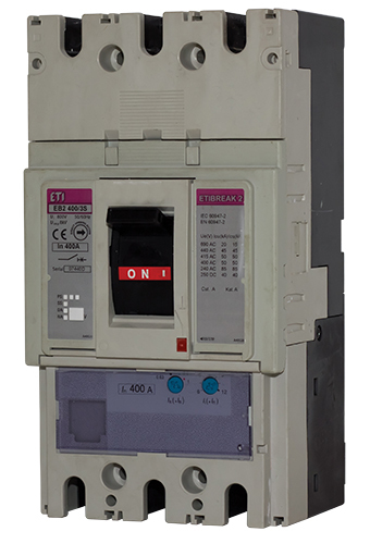 EB2 400/4L 400A 4p Wyłącznik mocy 4P, 25kA, wyzw. TM