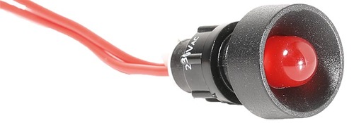 lampka sygnalizacyjna LED D=10MM czerwona 230V AC