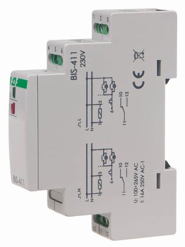 przekaźnik bistabilny BIS-411 230V na szynę