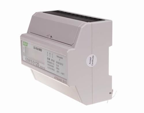 licznik energii elektrycznej 3 fazowy LCD LE-03D szyna 10(10