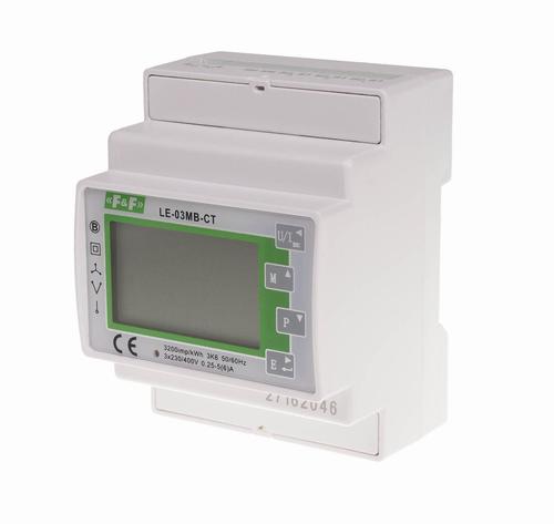 licznik energii elektrycznej 3 fazowy z programowalną przekładnią LCD LE-03MB-CT M-BUS