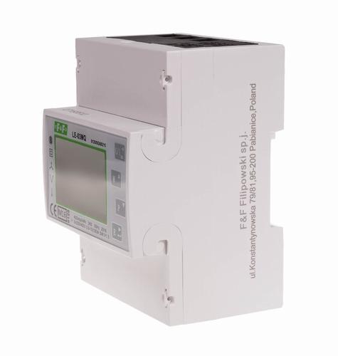 licznik energii elektrycznej 3 fazowy LCD LE-03MQ szyna dwukierunkowy