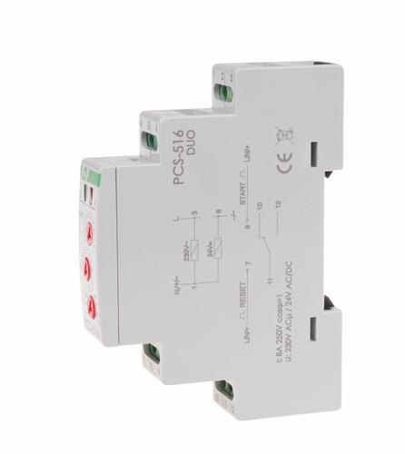 przekaźnik czasowy PCS-516DUO 230V,24V,AC/DC