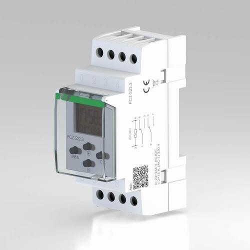 zegar sterujący PCZ-522 tygodniowy 2-kanałowy 24-264V AC/DC 2xNO/NC