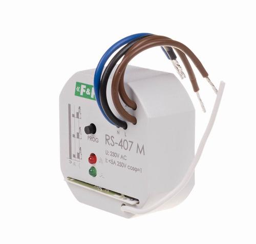 Odbiornik monostabilny; 230V 5A; ; montaż w puszce fi60 RS-407 M