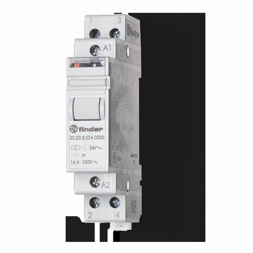 Modułowy przekaźnik impulsowy serii 20: 1 Z + 1 R; 16 A; 24 V AC, 20.23.8.024.0000