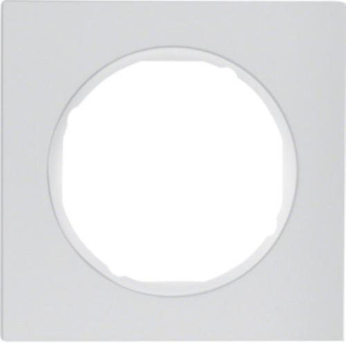 ramka R.3 1-kr aluminium/biały
