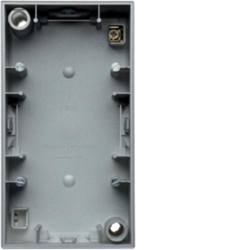 puszka KWADRAT 2-kr.n/t aluminium mat